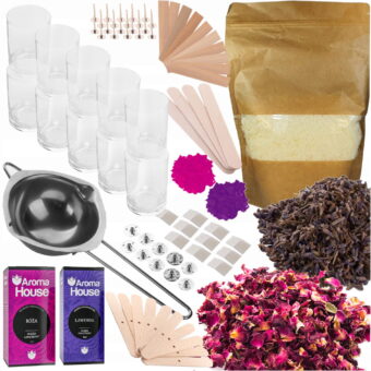 Zestaw do robienia świec sojowych - średni