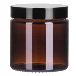 Świecznik brązowy (słoiczek)